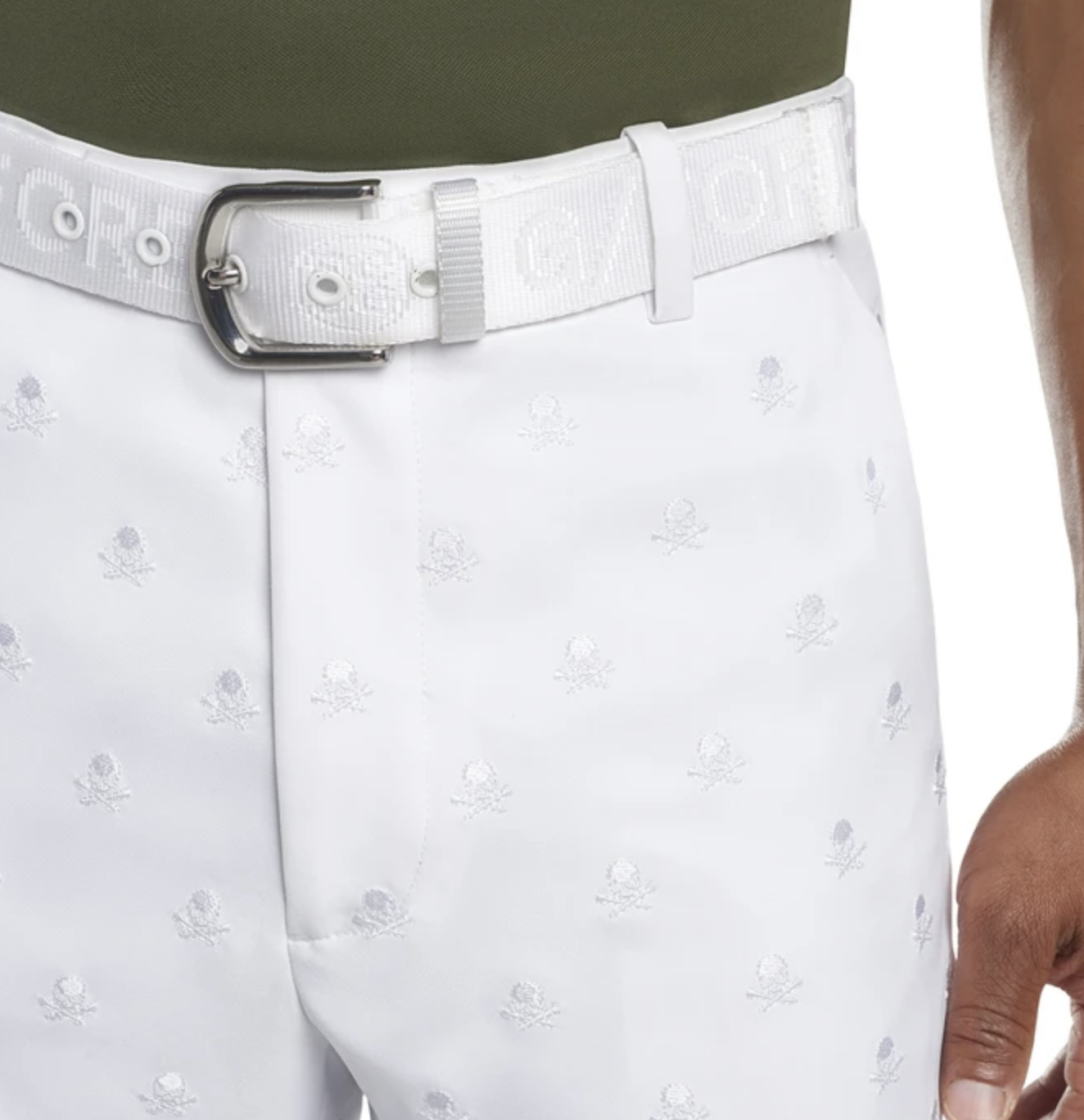 G/Fore | G4MS21B02 | Mens Embroidered Club Short | Snow