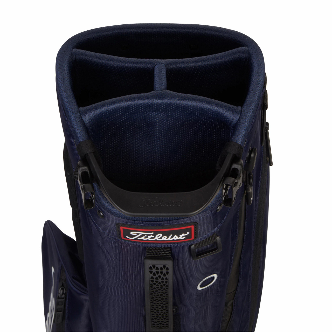 Titleist TB21SX1-4 Players 4+ Stand Bag Navy Top View from Club Divider