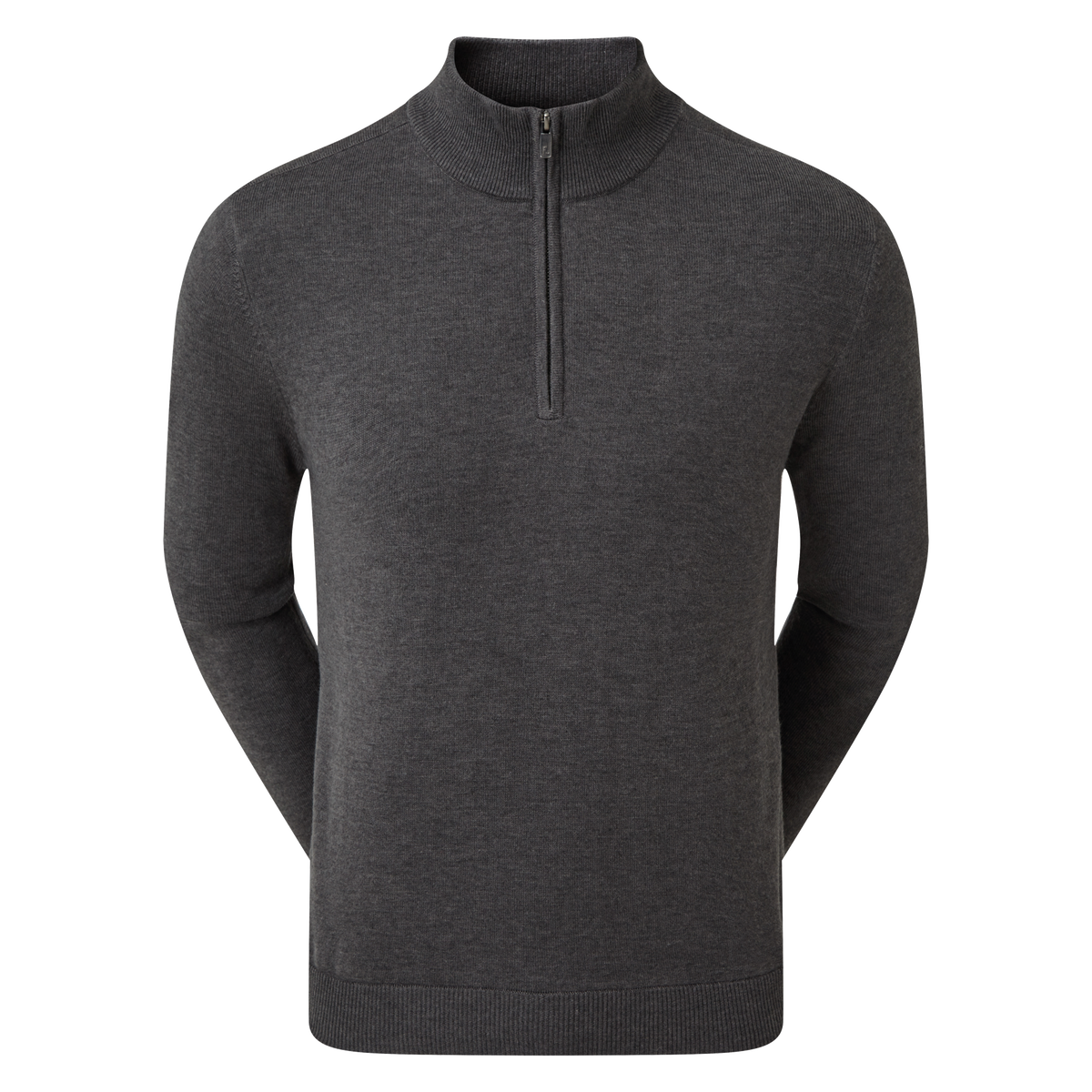 Footjoy | 90212 | Wool Blend 1/2 Zip Lined Pullover | Charcoal