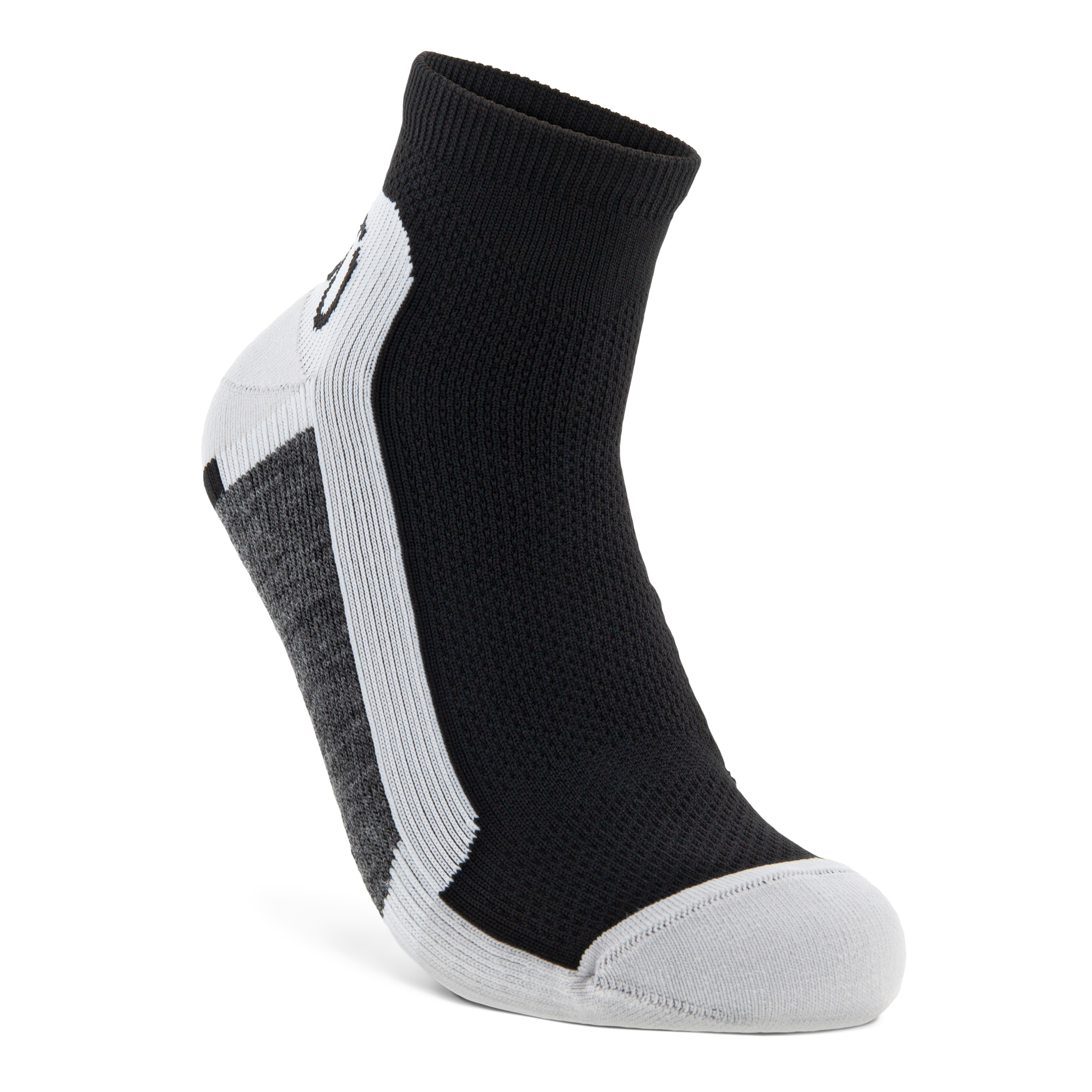 Ecco | 9085540-90864 | Sporty Ankle Cut Sock | Black/White