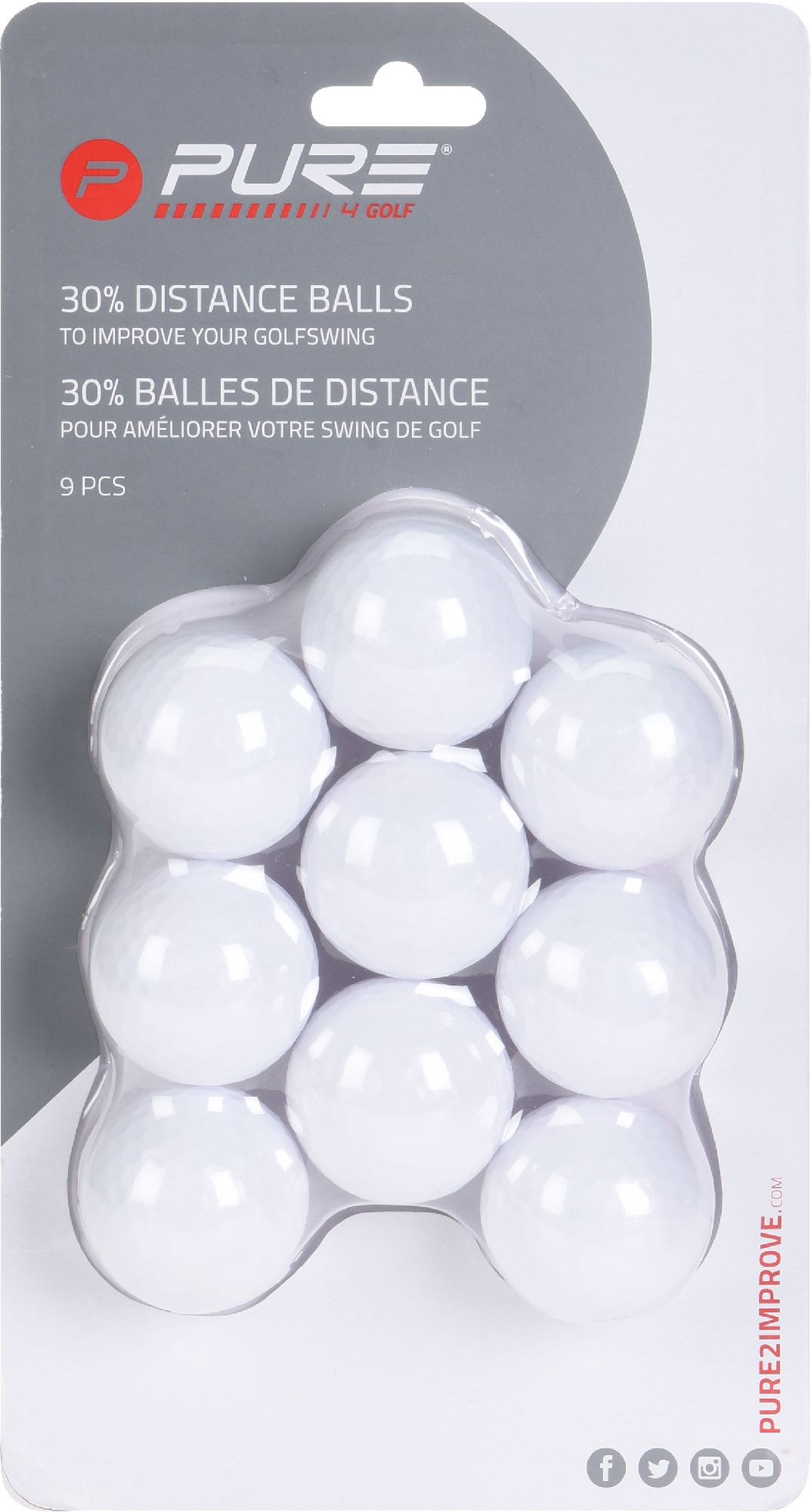 Pure2improve | 30% distance balls | White