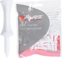 Pure2Improve | Plastic Step Tees | White | 51 mm