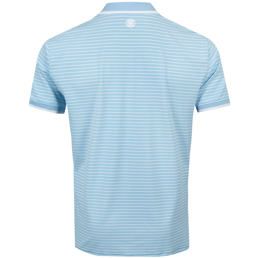 G/Fore | G4MS21K04 | Mens | Perforated Wide Stripe Polo  | Baja