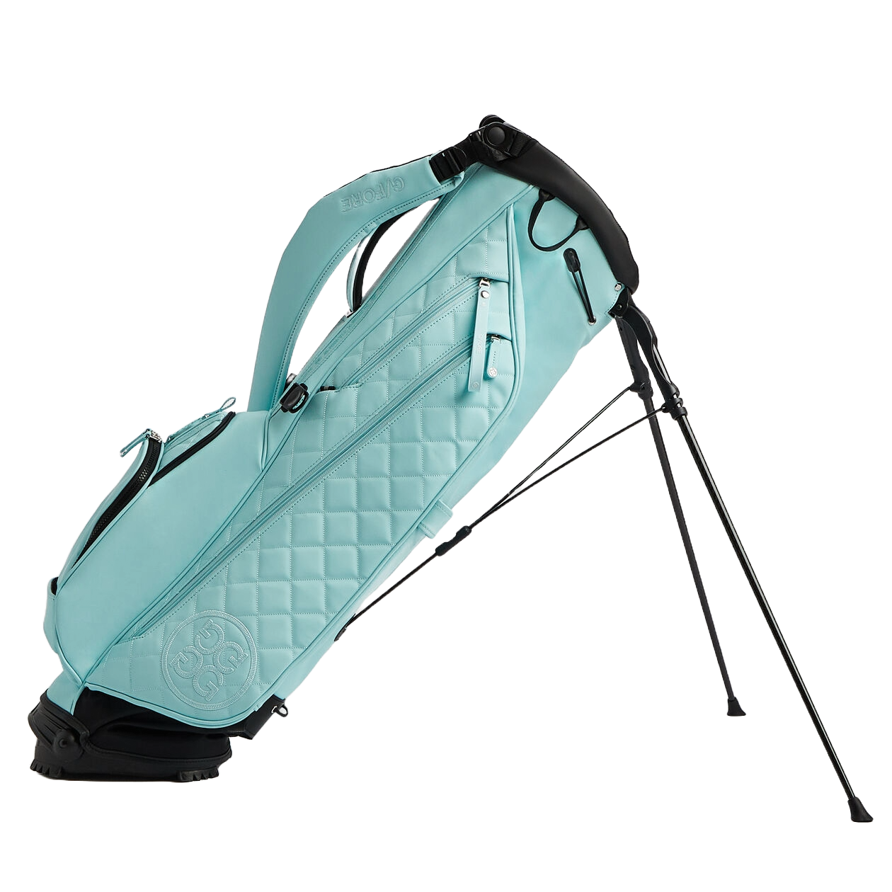 G/Fore | G4AF23AS24 | Daytona Plus Carry Golf Bag | Seaglass | sideview