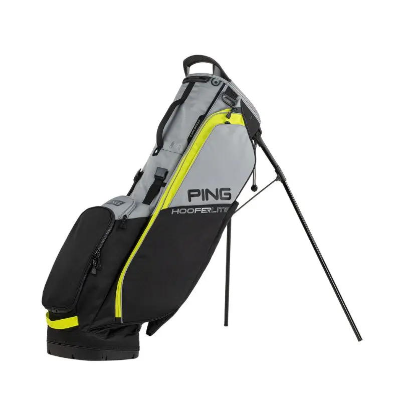 Ping | Hoofer lite | Standbag | Black / Iron / Neon Yellow