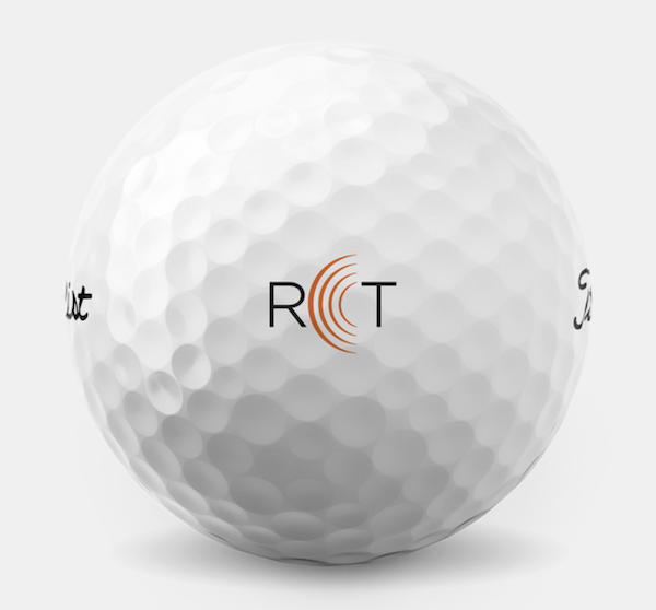 Titleist Pro V1 RCT 2023 Golf Ball RCT print on Ball