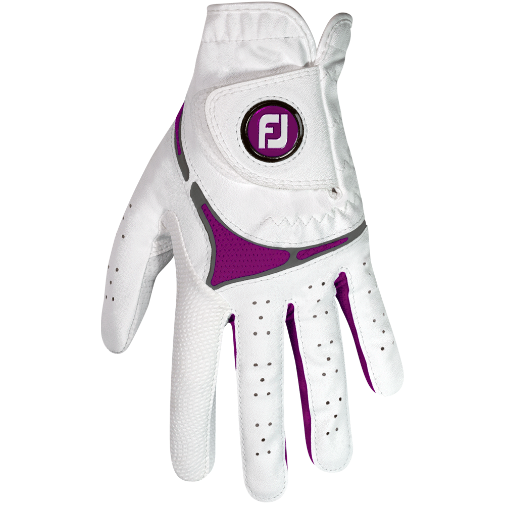 Footjoy | 64884 | GTXtreme | Ladies | Incl Ballmarker | White / Dark Fuchsia | Glove out of box
