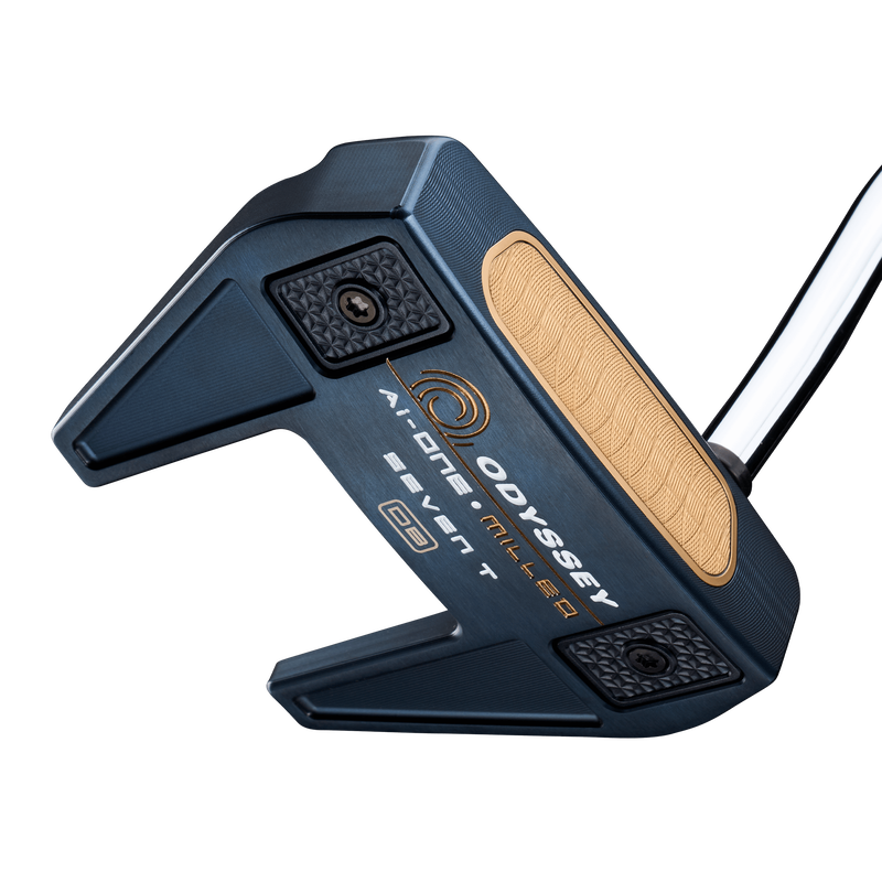 Odyssey | Ai-One | Milled | Seven T DB | Putter | Front angled view