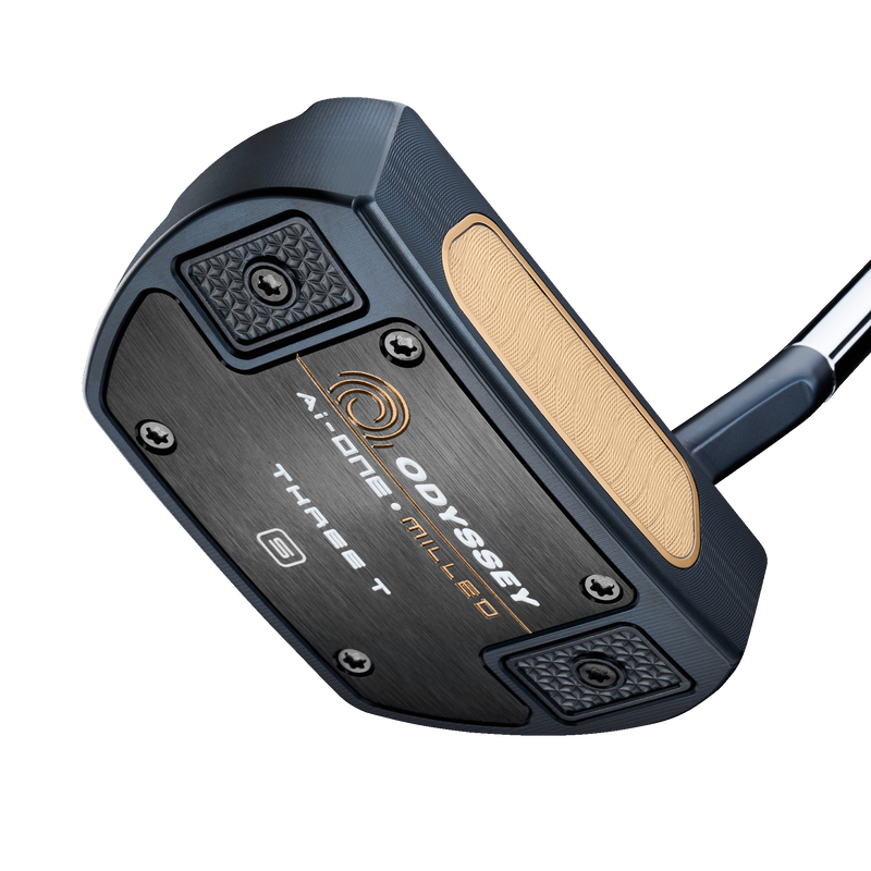 Odyssey | Ai-One | Milled | Three T S | Putter | Front angled view