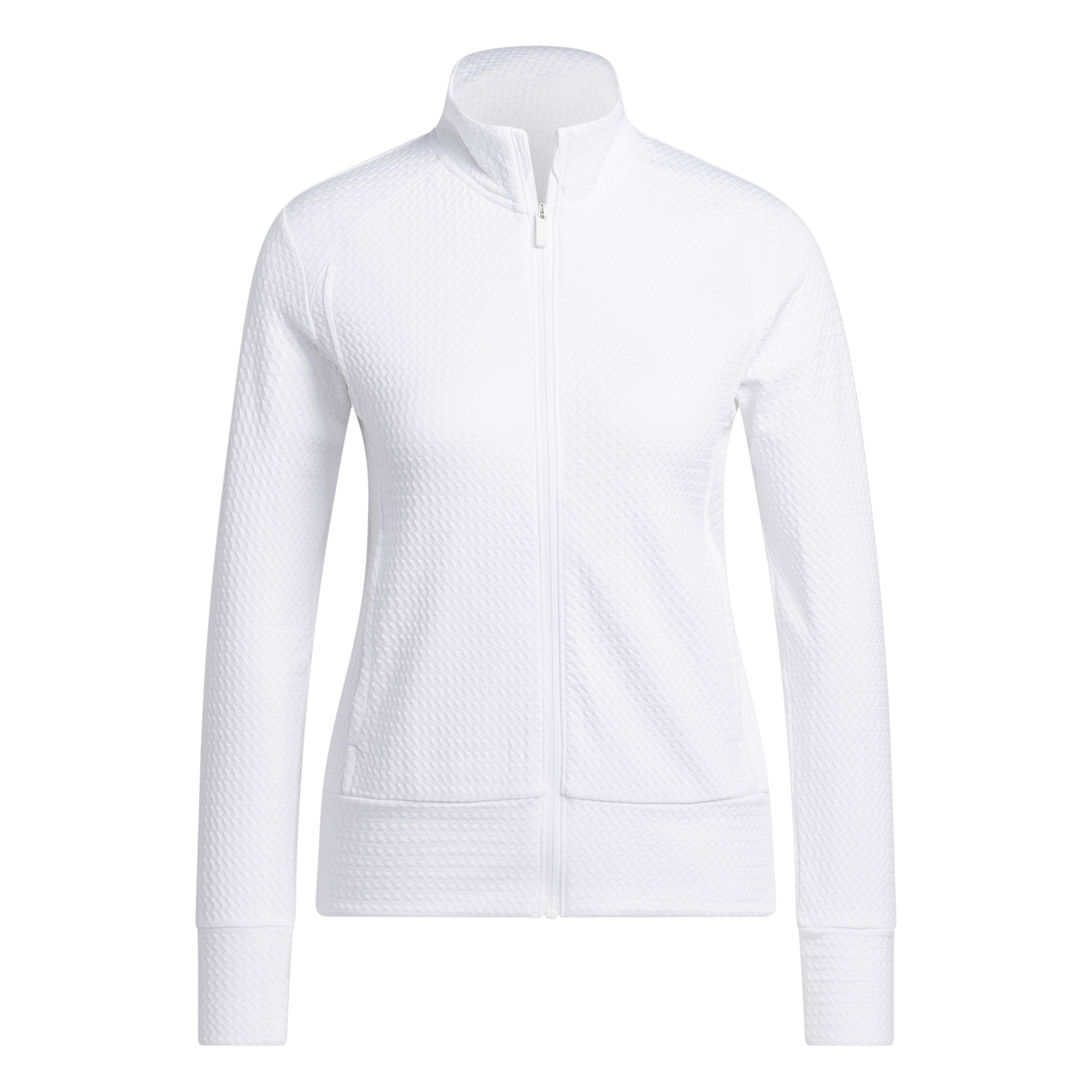 Adidas | IP4267 | Ultimate365 Textured Jacket | White front view
